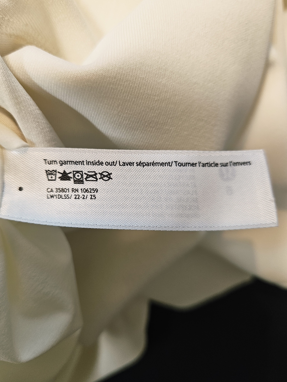Lululemon Softstreme Back In Action Dress Lemon Sorbet Cream Mini Size 6 LW1DLSS - Picture 15 of 16